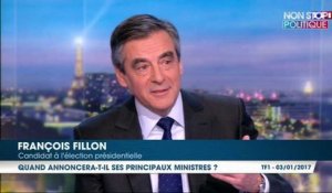 Présidentielle 2017 : François Fillon tarde sur sa promesse à nommer ses futurs ministres : il s'en justifie sur TF1