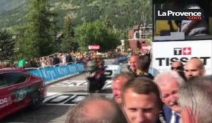 Emmanuel Macron à Serre-Chevalier pour boucler la 17e étape du Tour de France