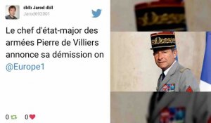 Le général Pierre de Villiers, chef d'état-major des armées, a démissionné
