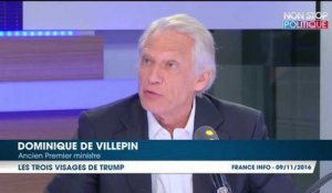 Élection américaine : Pour Dominique de Villepin, Donald Trump est un "empereur fou", un "clown" et un "winner"