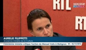 Manuel Valls candidat : pour Aurélie Filippetti, "l'échec de Hollande, c'est aussi son échec"