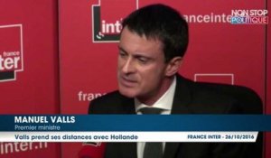 Manuel Valls veut se "déscotcher" de François Hollande