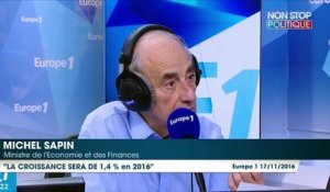 Michel Sapin : "La croissance sera de 1,4% en 2016"