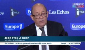 Présidentielle 2017 : Jean-Yves Le Drian estime que Manuel Valls est "le mieux placé" si François Hollande renonce