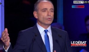 Primaire à droite - le débat : Jean-François Copé et son lapsus "sur les ministres de gauche"