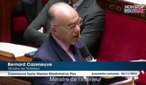 Quand Bernard Cazeneuve recadre Marion Maréchal-Le Pen à l'Assemblée nationale
