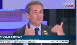 Quand Nicolas Sarkozy fait un lapsus sur François Bayrou et François Baroin