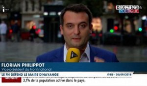 Secours Populaire d'Hayange : Florian Philippot soutient le maire FN