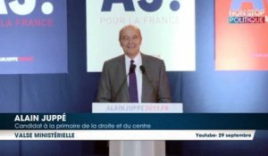 Alain Juppé ironise sur les (nombreux) remaniements du quinquennat Hollande
