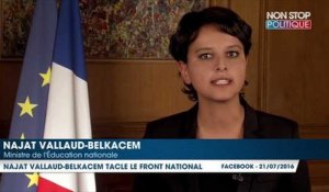 Attentat de Nice : Najat Vallaud-Belkacem tacle le Front national en vidéo
