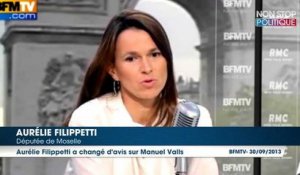 Aurélie Filippetti tacle Manuel Valls : "Il est pétri de néolibéralisme"