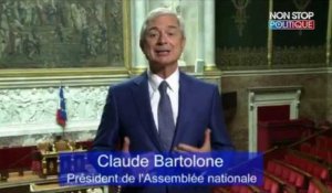 Claude Bartolone survend l'Assemblée nationale à l'occasion des Journées du patrimoine