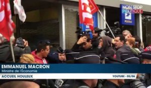 Emmanuel Macron répond aux "agitateurs professionnels" de la CGT