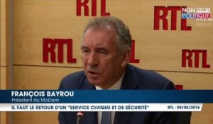 François Bayrou propose la création d'un "service national universel"
