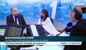 Nicolas Sarkozy pas "fair-play" selon Jean-François Copé