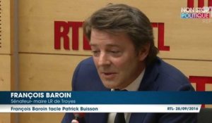 Patrick Buisson : François Baroin déplore "ses méthodes empruntées à la Stasi"