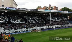 Le tifo de Charleroi avant le choc des Sporting: «Pays Noir»
