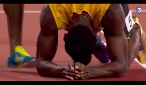 Usain Bolt termine sa carrière sur une blessure en plein 4x100m (vidéo)