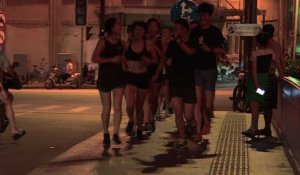 Envers et contre tout, les coureurs s'emparent des rues de Chine