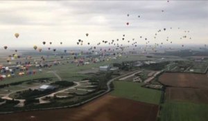 Lorraine: envol de montgolfières au "Mondial Air Ballons"