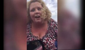 Une femme raciste menace de mort trois femmes voilées, les images chocs (vidéo)