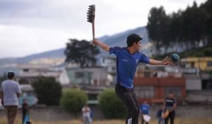 Le "tennis des géants" des montagnes des Andes