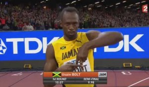 Usain Bolt, la dernière course de la Foudre aux mondiaux de Londres (Vidéo)
