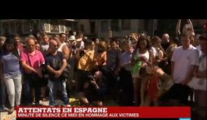 "Nous n''avons pas peur" : Foule immense  pour la minute de silence à Barcelone