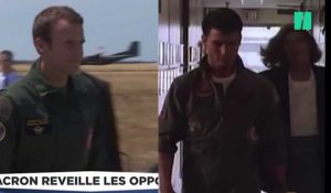 Les gens ne se remettent pas de cette version "Top Gun" d'Emmanuel Macron