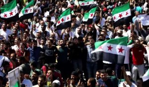 Des centaines de manifestants à Idleb contre le régime syrien