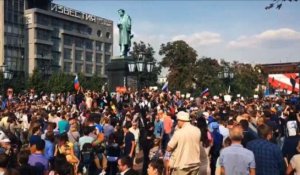 Moscou: manifestation contre la réforme des retraites