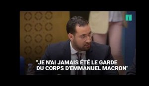 Alexandre Benalla : "je n'ai jamais été le garde du corps d'Emmanuel Macron"