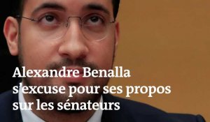 Benalla s'excuse devant le Sénat : "On n'attaque pas les hommes"