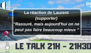 Laurent (supporter) : "Aujourd'hui on ne peut pas faire beaucoup mieux"