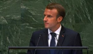Macron: l'unilatéralisme conduit "au repli et au conflit"