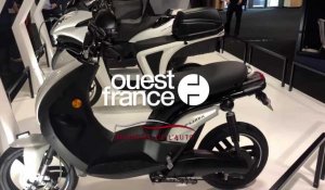 Mondial de l'auto. Une nouvelle gamme de scooters électriques chez Peugeot