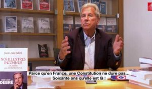 Jean-Louis Debré : « La Constitution, beaucoup pensaient qu'elle ne durerait pas »