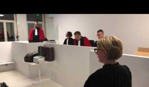 Reconstitution du procès Seznec à Lorient : l'entrée de la Cour et de l'accusé