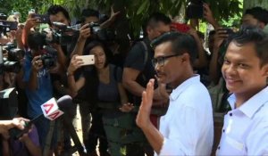 Birmanie: trois journalistes libérés sous caution