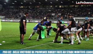 Pro D2 : belle victoire de Provence Rugby face au Stade Montois leader