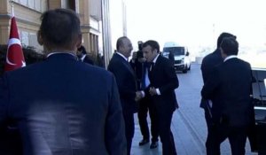 Sommet sur la Syrie: arrivée du président français Macron