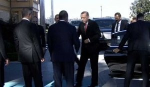 Sommet sur la Syrie: arrivée du président turc Erdogan