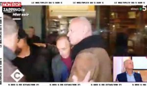 Eric Zemmour surprotégé à la sortie d'une séance de dédicaces à Paris (vidéo)