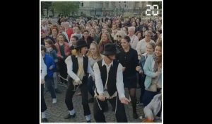 Flashmob Rabbi Jacob à Lille