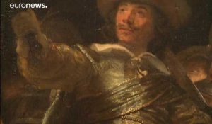 "La ronde de nuit" de Rembrandt restaurée en public