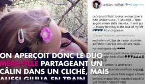 Carla Bruni : Sa vidéo trop mignonne pour l'anniversaire de sa fille Giulia