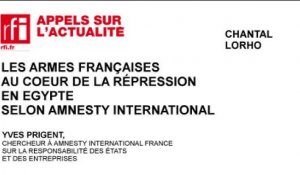 Les armes françaises au cœur de la répression en Egypte selon Amnesty International