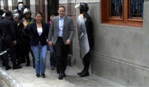 Pérou: l'opposante Keiko Fujimori arrive au tribunal de Lima