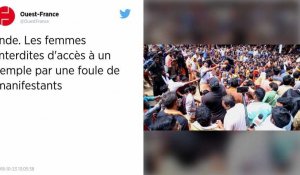 Inde. Les femmes interdites d'accès à un temple par une foule de manifestants.