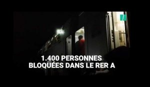 1.400 personnes ont été bloquées pendant 3 heures dans le RER A